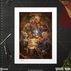 Baldur's Gate III Fine Art Print The Elfsong Tavern 61 x 46 cm - unframed 0747720289505