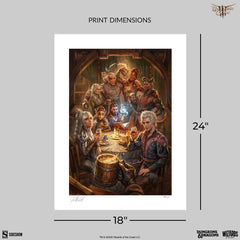 Baldur's Gate III Fine Art Print The Elfsong Tavern 61 x 46 cm - unframed 0747720289505
