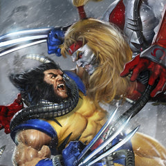 Marvel Fine Art Print Wolverine vs Omega Red 46 x 61 cm - unframed 0747720289819
