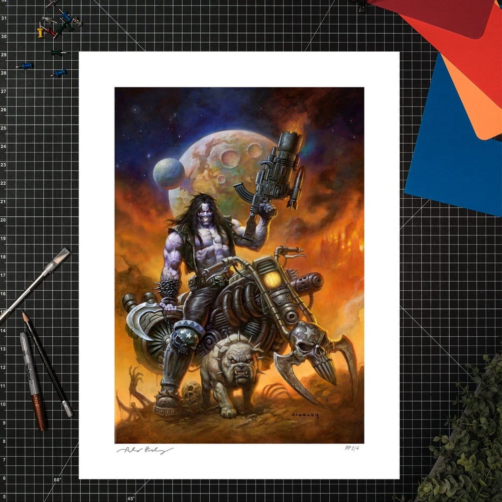 DC Comics Fine Art Print Lobo™: The Main Man by Alex Horley 46 x 61 cm - unframed 0747720288751