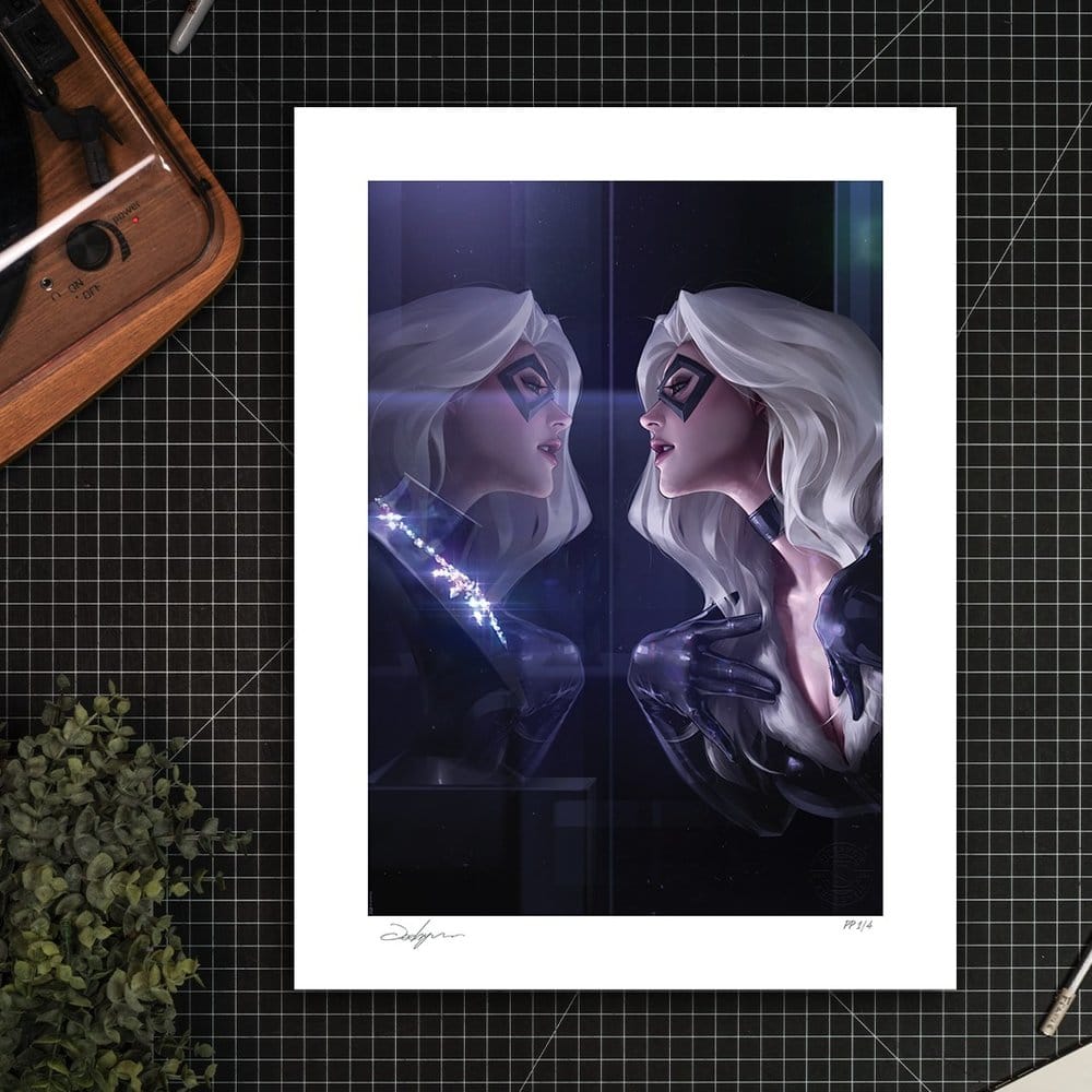 Marvel Fine Art Print Black Cat 46 x 61 cm - unframed 0747720288607