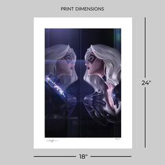 Marvel Fine Art Print Black Cat 46 x 61 cm - unframed 0747720288607