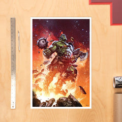 Marvel Fine Art Print Planet Hulk: Worldbreaker 41 x 61 cm - unframed 0747720288928
