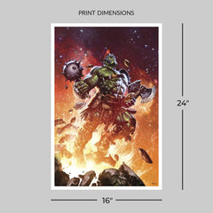 Marvel Fine Art Print Planet Hulk: Worldbreaker 41 x 61 cm - unframed 0747720288928