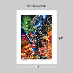DC Comics Fine Art Print Justice League Unlimited 46 x 61 cm - unframed 0747720289635