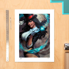 DC Comics Fine Art Print Zatanna: Bring Down the House 46 x 61 cm - unframed 0747720290099