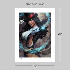 DC Comics Fine Art Print Zatanna: Bring Down the House 46 x 61 cm - unframed 0747720290099