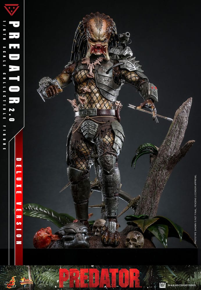 Predator Movie Masterpiece Action Figure 1/6 Predator (2.0) Deluxe Version 34 cm 4895228622006