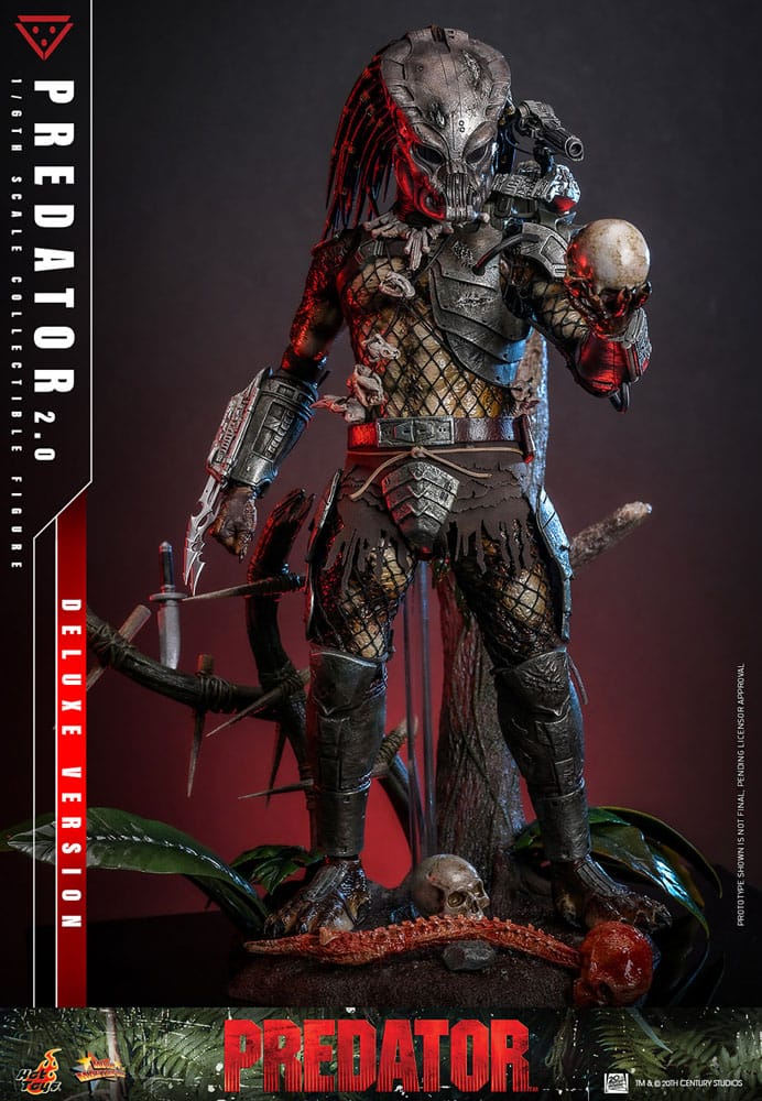 Predator Movie Masterpiece Action Figure 1/6 Predator (2.0) Deluxe Version 34 cm 4895228622006