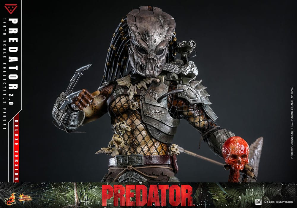 Predator Movie Masterpiece Action Figure 1/6 Predator (2.0) Deluxe Version 34 cm 4895228622006