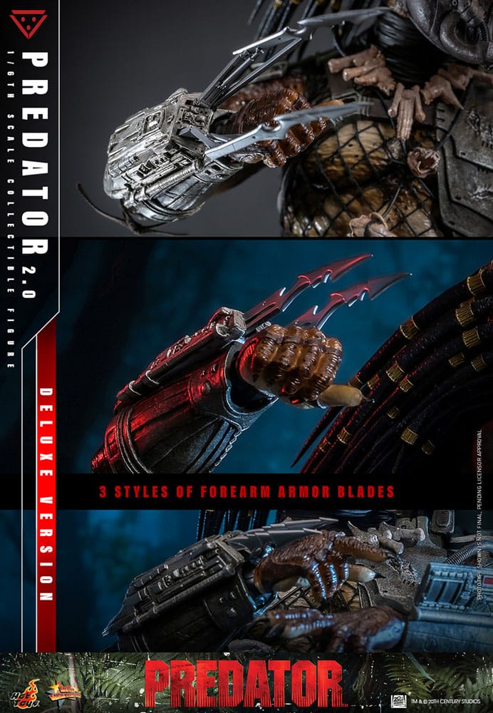 Predator Movie Masterpiece Action Figure 1/6 Predator (2.0) Deluxe Version 34 cm 4895228622006