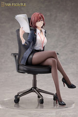 The Idolmaster Shiny Colors x Mahjong Soul PVC Figure 1/7 Madoka Higuchi Effortless Work Ver. 21 cm 6977459540149