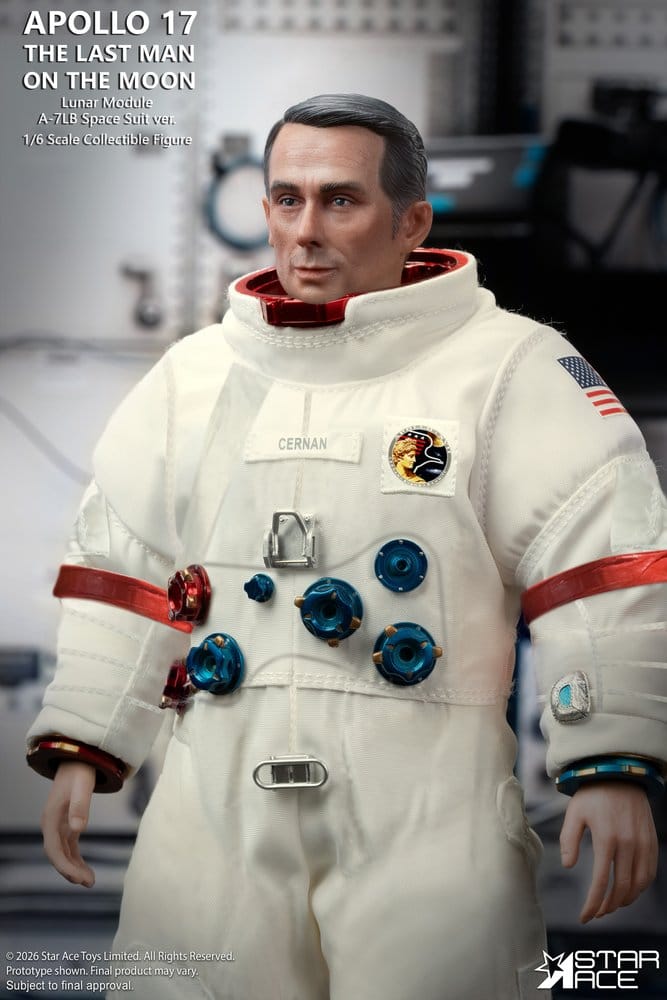 NASA Apollo 17 Action Figure 1/6 The Last Man on the Moon 30 cm  4897057881609