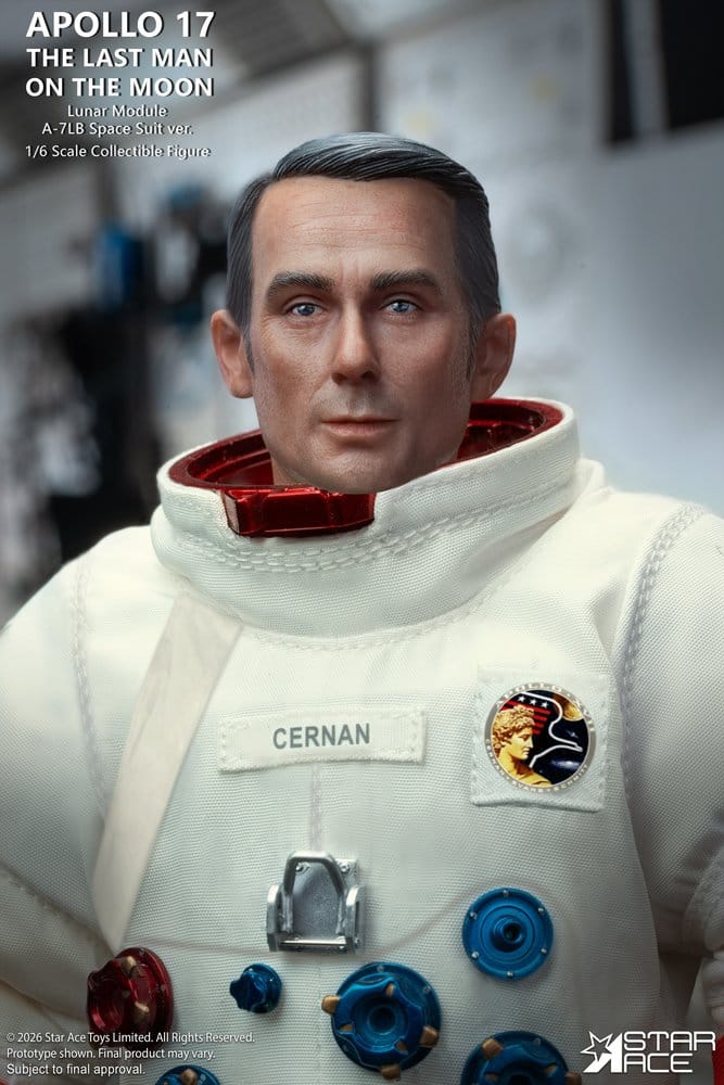 NASA Apollo 17 Action Figure 1/6 The Last Man on the Moon 30 cm  4897057881609