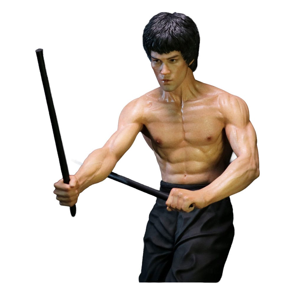 Enter the Dragon Movie Statue 1/6 Bruce Lee Kali Sticks Fight Normal Basement Version 30 cm 4897057886758