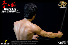 Enter the Dragon Movie Statue 1/6 Bruce Lee Kali Sticks Fight Normal Basement Version 30 cm 4897057886758