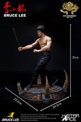 Enter the Dragon Movie Statue 1/6 Bruce Lee Kali Sticks Fight Normal Basement Version 30 cm 4897057886758