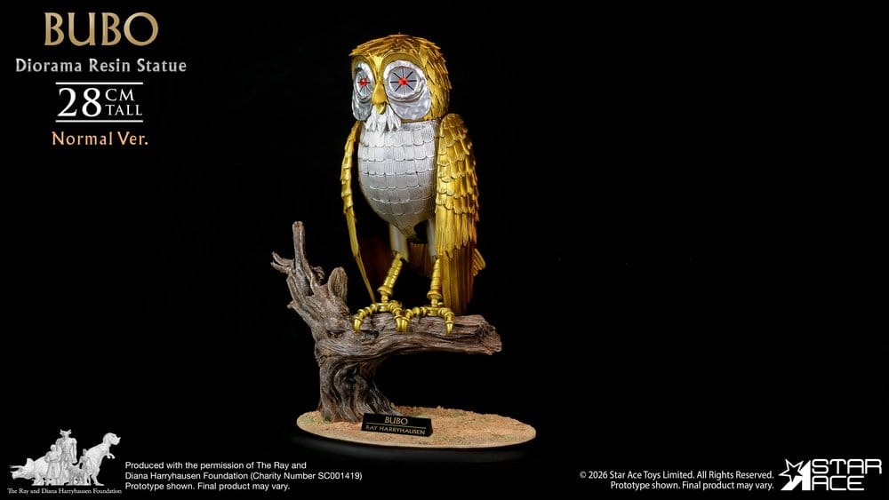 Ray Harryhausens Diorama Resin Statue Bubo Normal Ver. 28 cm 4897057888691