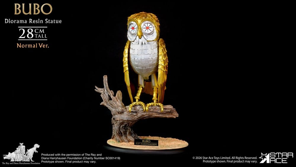 Ray Harryhausens Diorama Resin Statue Bubo Normal Ver. 28 cm 4897057888691