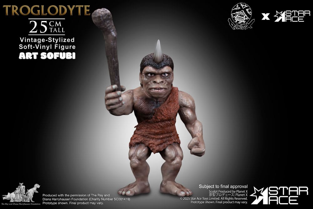  Ray Harryhausen Soft Vinyl Statue Troglodyte (Vintage-Style) 25 cm 4897057883931
