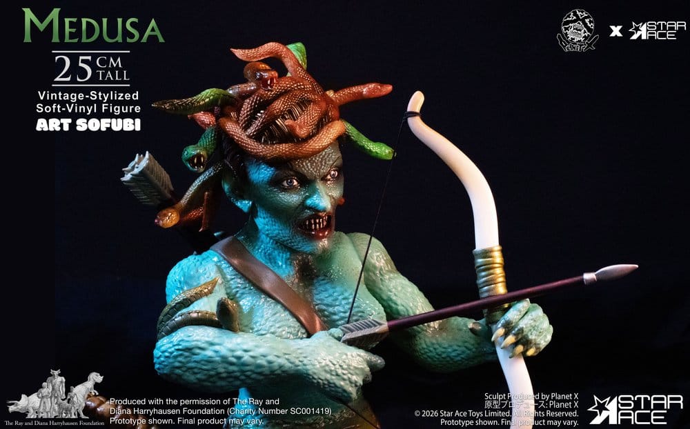  Ray Harryhausen Soft Vinyl Statue Medusa (Vintage-Style) 25 cm 4897057883948