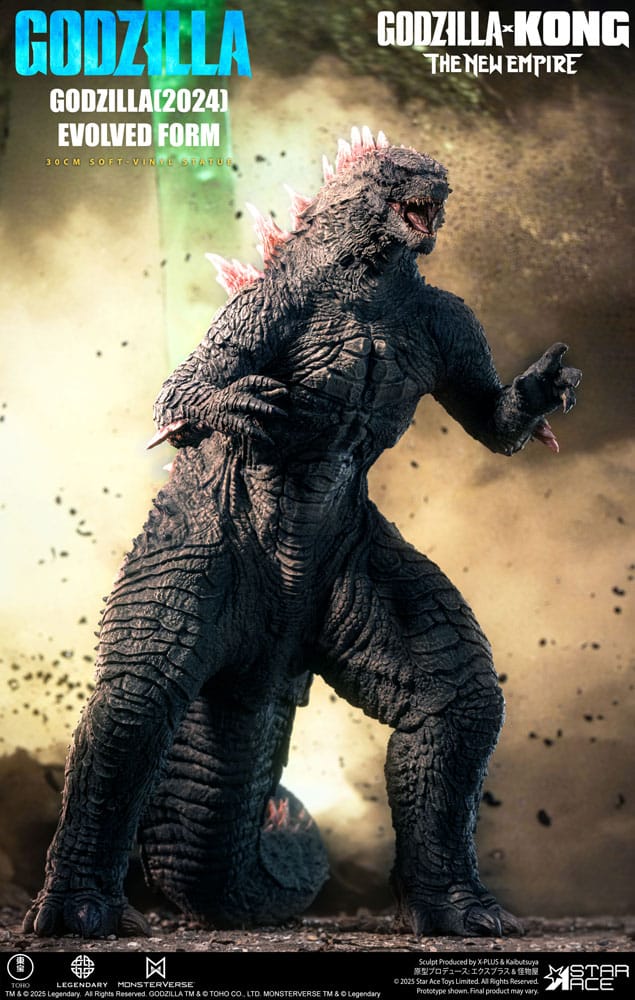 Godzilla vs. Kong: The New Empire Soft Vinyl Statue Godzilla (2024) Evolved 30 cm  4897057886666