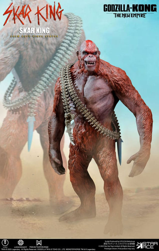 Godzilla vs. Kong: The New Empire Soft Vinyl Statue Skar King Unleash the Titan 30 cm   4897057886697