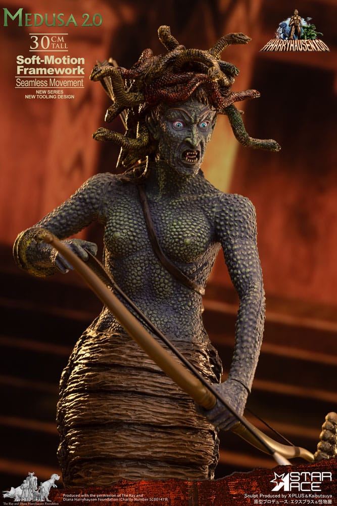 Ray Harryhausens Soft-Motion Series Statue Medusa 30 cm      4897057886703