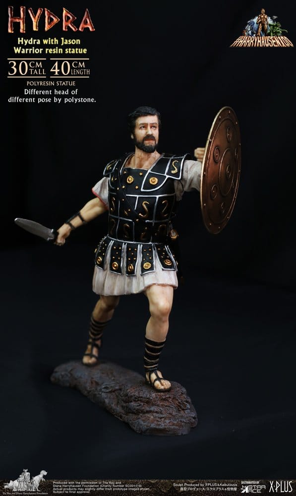 Ray Harryhausen Painted Statue Hydra with Jason Warrior Resin Statue 30 cm 4897057886796