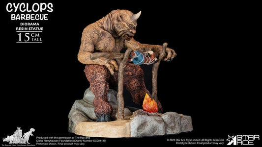 Ray Harryhausen Diorama 1/8 Cyclops Barbecue Scene 17 cm 4897057888639