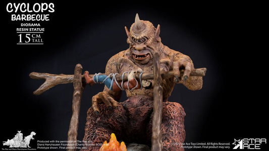 Ray Harryhausen Diorama 1/8 Cyclops Barbecue Scene 17 cm 4897057888639