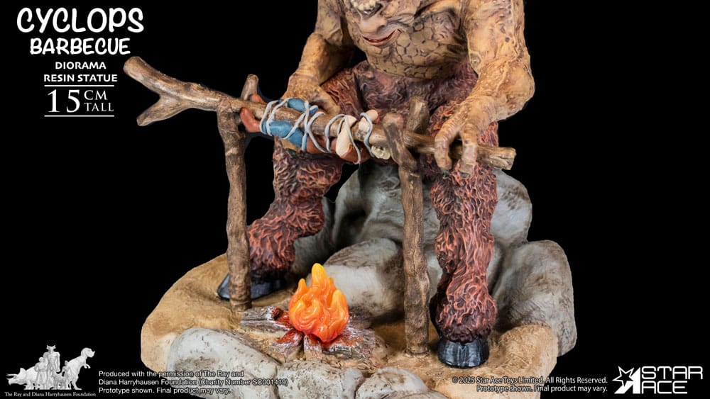 Ray Harryhausen Diorama 1/8 Cyclops Barbecue Scene 17 cm 4897057888639