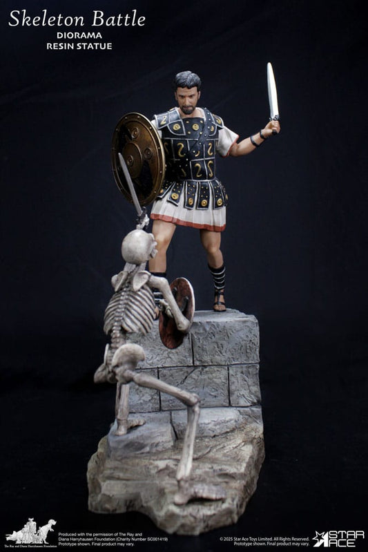 Ray Harryhausen Diorama 1/8 Skeleton Battle Scene 30 cm  4897057888646