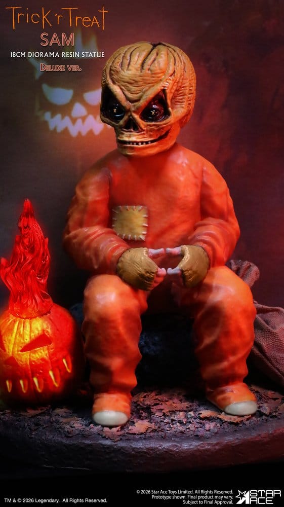 Trick R Treat Diorama Resin Statue Sam DX 18 cm 4897057888721