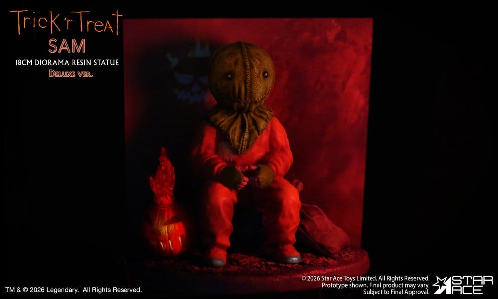Trick R Treat Diorama Resin Statue Sam DX 18 cm 4897057888721