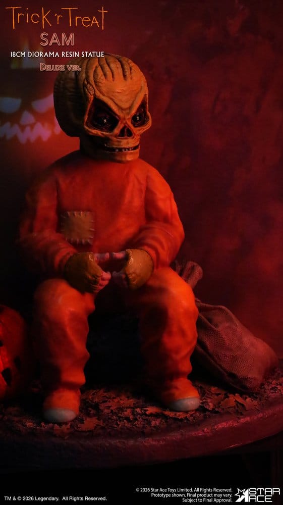 Trick R Treat Diorama Resin Statue Sam DX 18 cm 4897057888721