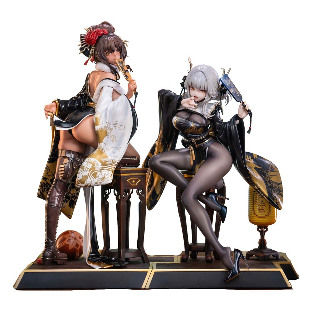 Goddess of Victory: Nikke PVC Statues 2-Pack 1/4 Blanc & Noir 6942625513135