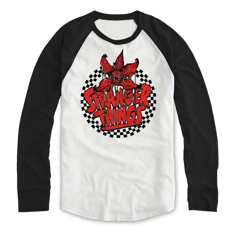 Stranger Things Sweatshirt Checkered Circle Ls Size S 5056811547550