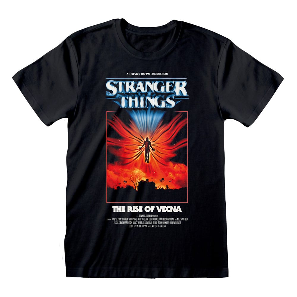 Stranger Things T-Shirt Rise Of Vecna Poster Size S 5056811564571