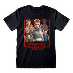 Stranger Things T-Shirt Characters in Glowing Box Size S 5056811571647