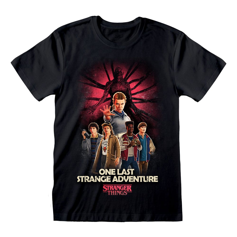 Stranger Things T-Shirt Group Artwork One Last Strange Adventure Colour Größe XLStranger Things T-Shirt Group Artwork One Last Strange Adventure Colour Size XLStranger Things T-Shirt Group Artwork One Last Strange Adventure Colour (XL)Stranger Things Cami 5056811574303