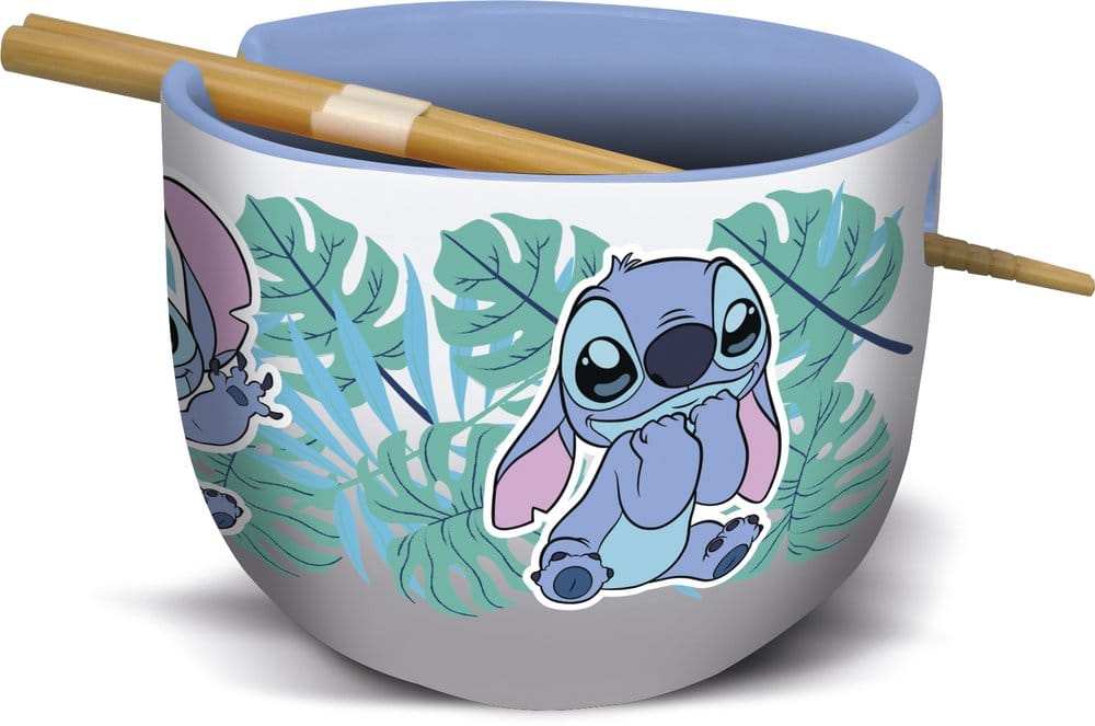 Lilo & Stitch Ramen Bowl with Chopsticks Stitch Aloha 8412497317646