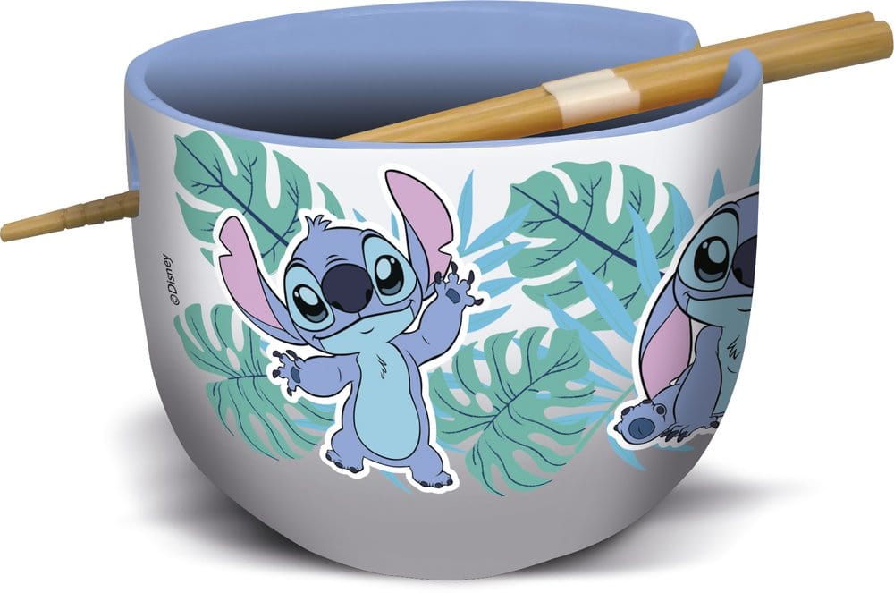 Lilo & Stitch Ramen Bowl with Chopsticks Stitch Aloha 8412497317646