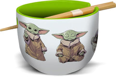 Star Wars: The Mandalorian Ramen Bowl with Chopsticks Grogu 8412497749843
