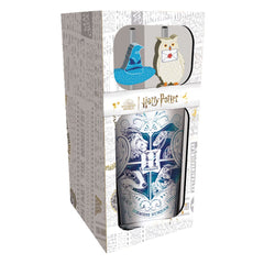 Harry Potter Glass Tumbler with Straws Hogwarts 485 ml 8412497922130