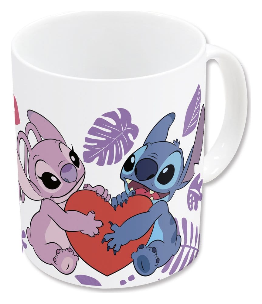 Lilo & Stitch Mug Angel & Stitch Heart 325 ml  8412497934881