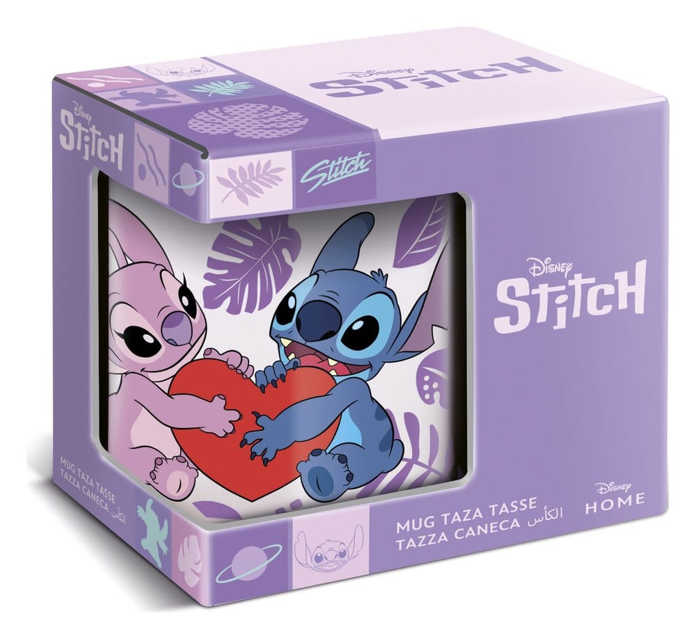 Lilo & Stitch Mug Angel & Stitch Heart 325 ml  8412497934881