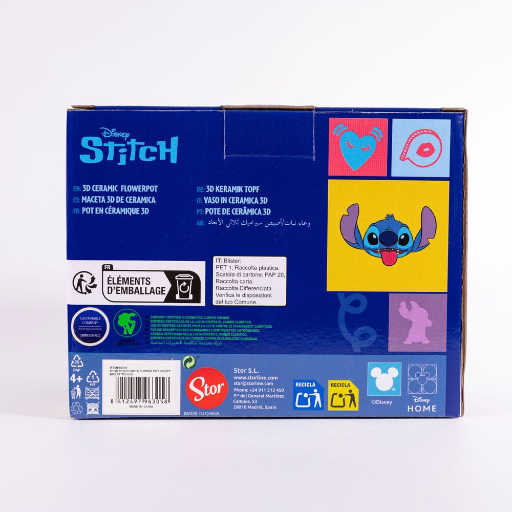 Lilo & Stitch 3D Flower Pot Stitch 8412497963058