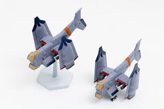 Rebuild of Evangelion SYUTO Tiny Scale Plastic Model Kit UNAF Close Air Support VTOL Aircraft YAGR-3B 5 cm 4580620730717