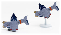 Rebuild of Evangelion SYUTO Tiny Scale Plastic Model Kit UNAF Close Air Support VTOL Aircraft YAGR-3B 5 cm 4580620730717